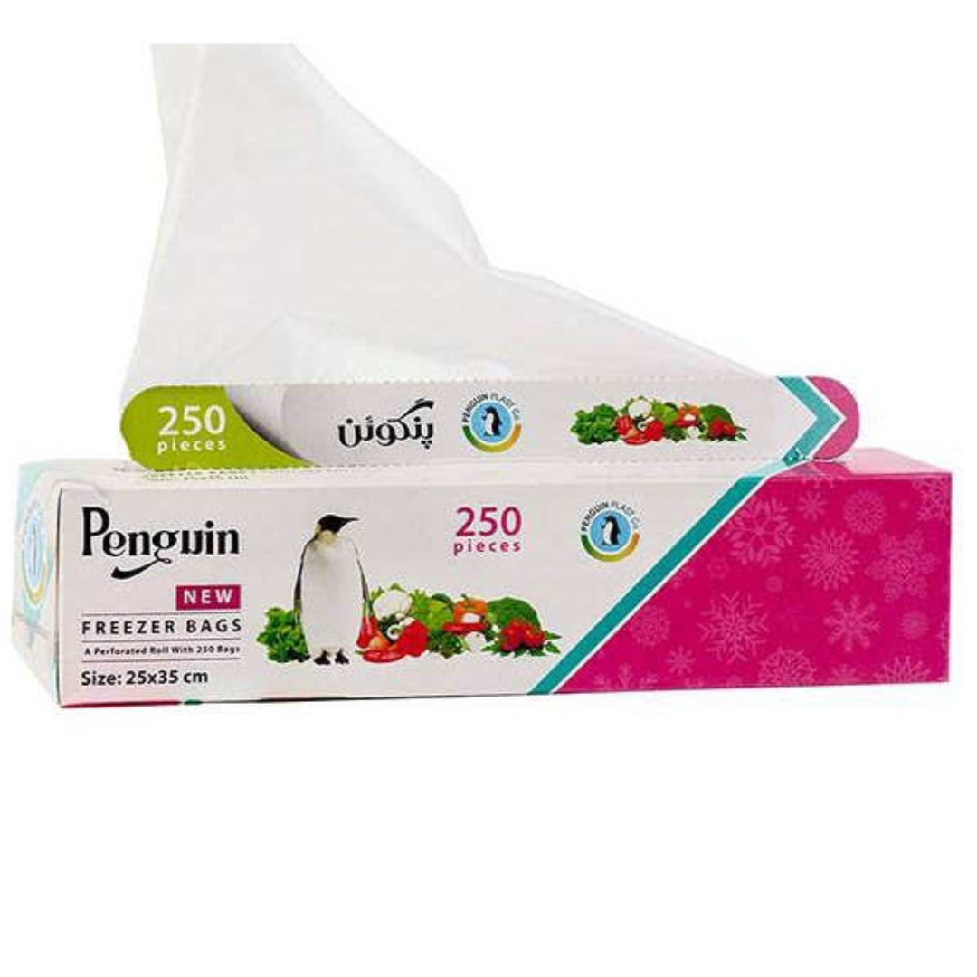 کیسه فریزر پنگوئن کد 1 بسته 250 عددی