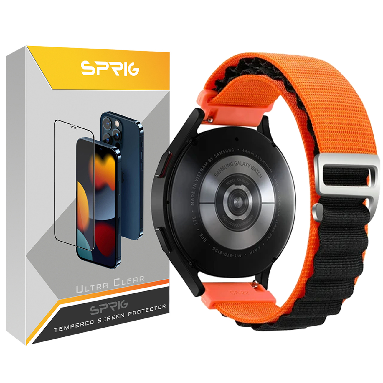 بند اسپریگ مدل Loop Alpine Dual Color مناسب برای ساعت هوشمند سامسونگ Galaxy Watch 5 40mm / Watch 5 44mm / Watch 5 pro 45mm