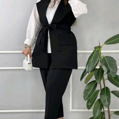 سه تیکه مانتو شلوار و شومیز مازراتی
