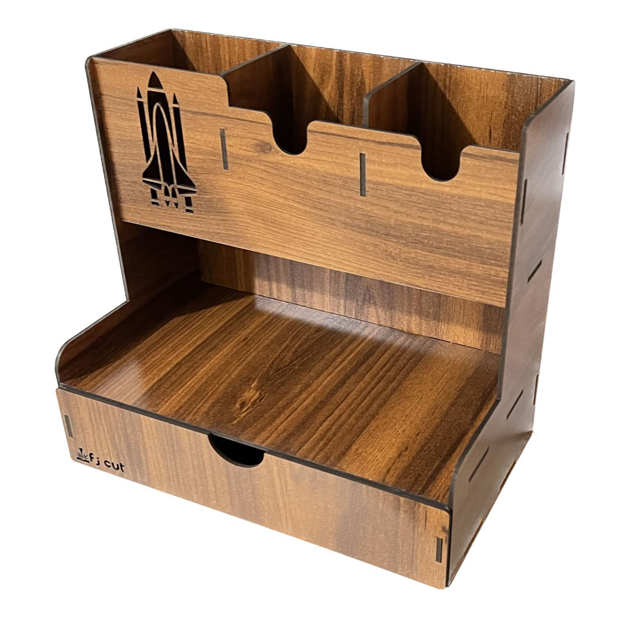 استند لوازم اداری رومیزی اف جی کات مدل کشویی طرح شاتل فضایی