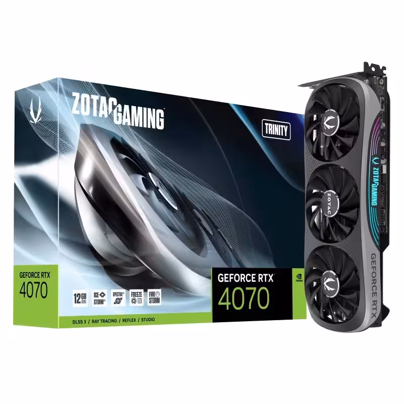 کارت گرافیک ZOTAC RTX 4070 TRINITY 12G   گارانتی اصلی