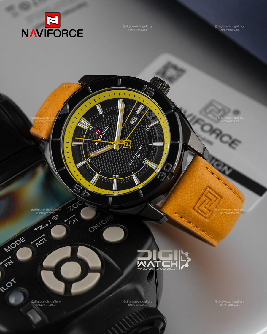 ساعت اورجینال مردانه نیویفورس مدل Naviforce 9209 B/Y/Y