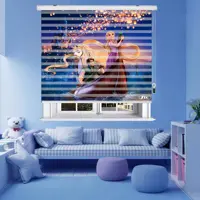 پرده زبرا زیو مدل K3129 Rapunzel سایز 200x280 سانتی متر