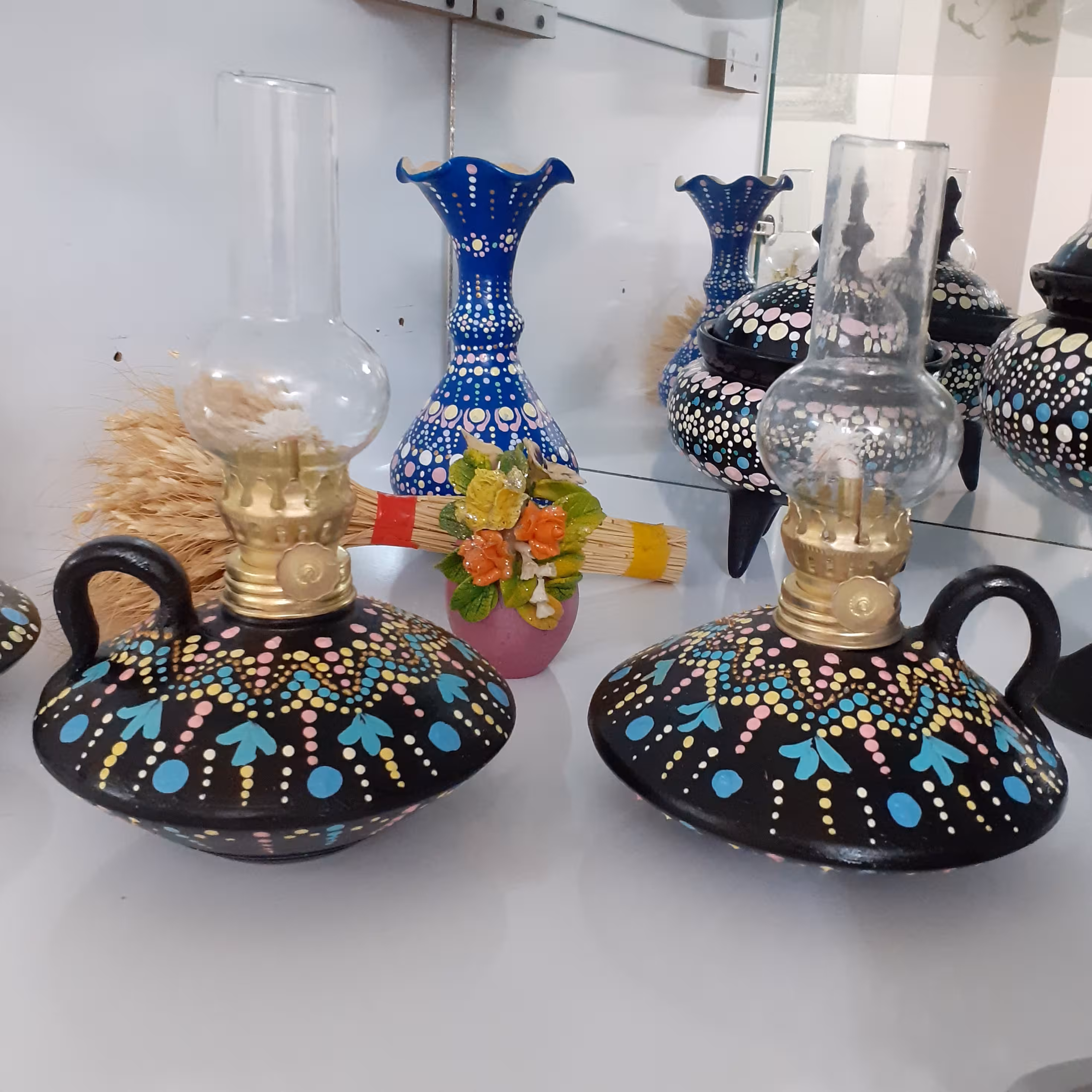 چراغ گردسوز نقطه کوبی شده 