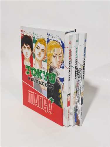 کتاب مانگا پلاس 3 جلدی انگلیسی انتقام جویان توکیو Tokyo Revengers قابدار اثر Ken Wakui