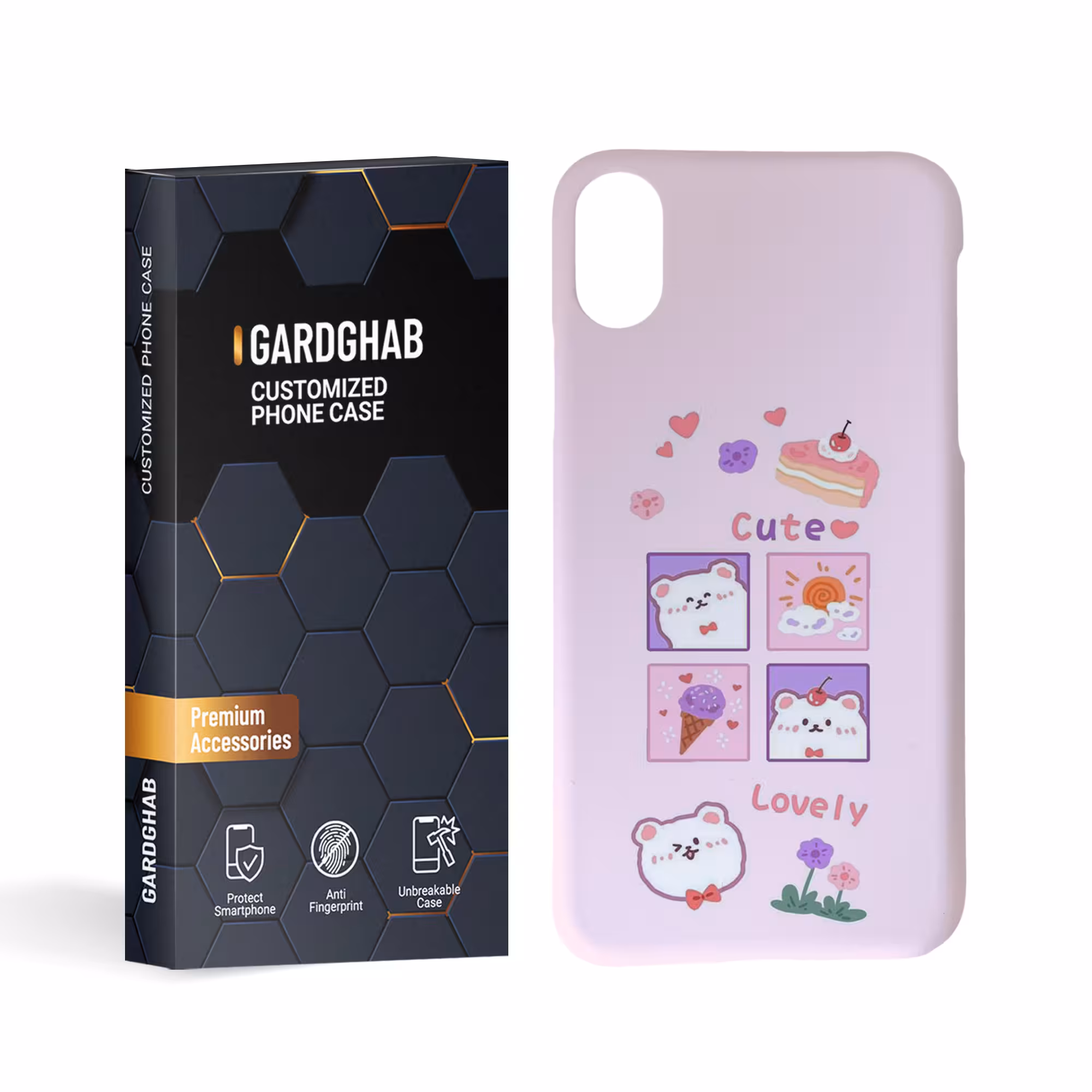 کاور گارد قاب مدل فانتزی مناسب برای گوشی موبایل اپل iphone x xs