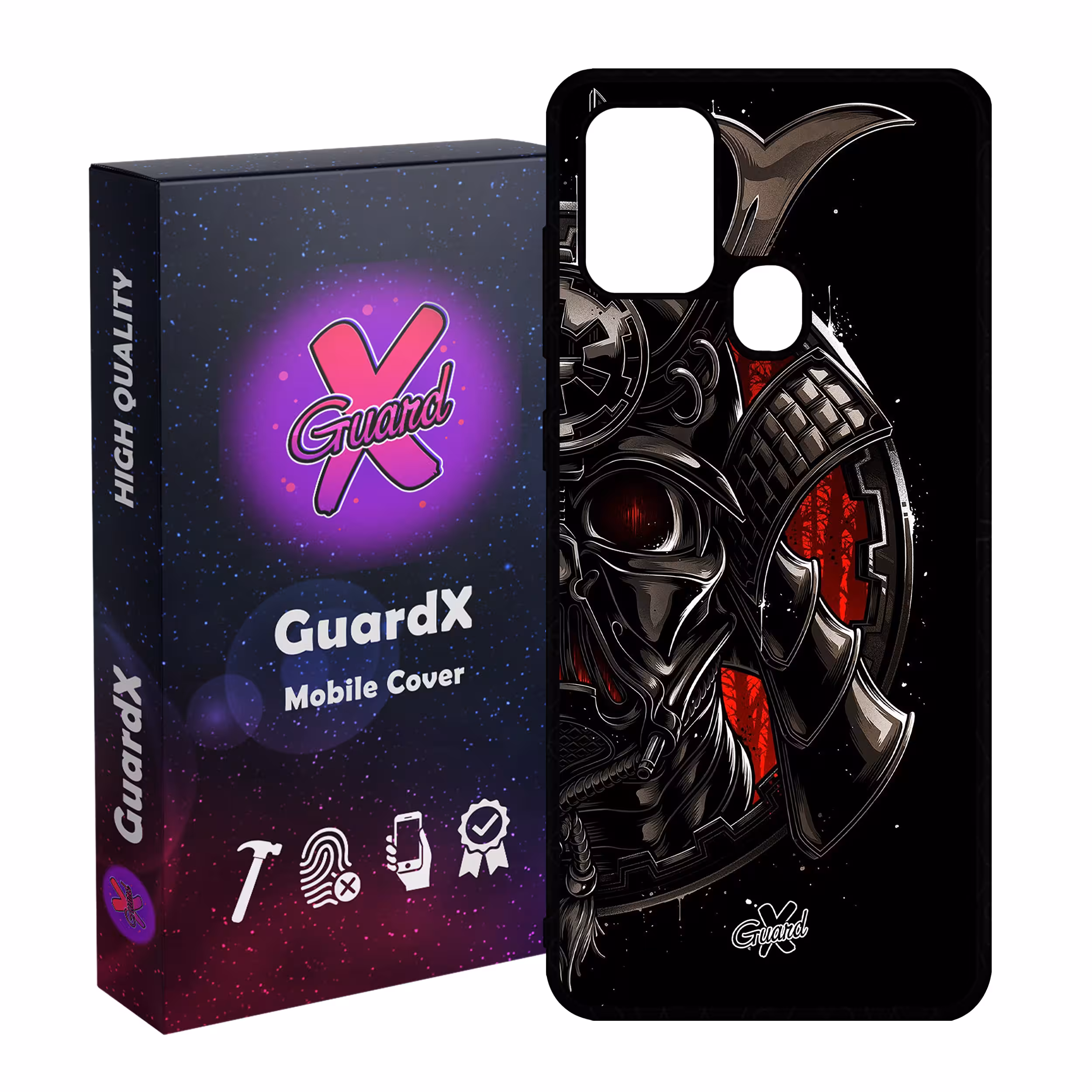 کاور گارد ایکس طرح Samurai مدل Glass10119 مناسب برای گوشی موبایل سامسونگ Galaxy A21s