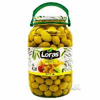 زیتون دانه درشت لوراس ترکیه وزن خالص زیتون سه کیلویی