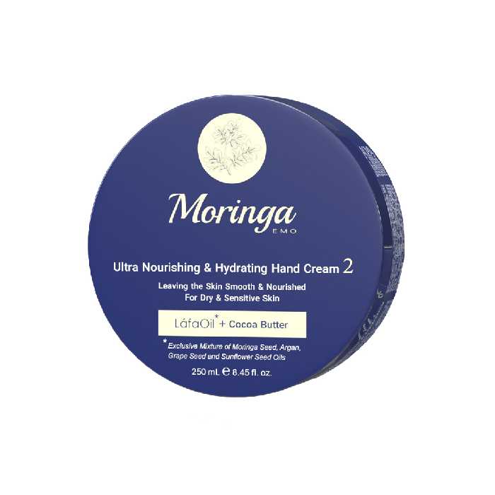 کرم دست فوق سبک و آبرسان مورینگا شماره 2 حجم 250 میلی لیتر