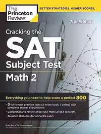 کتاب Cracking the SAT subject test Math 2