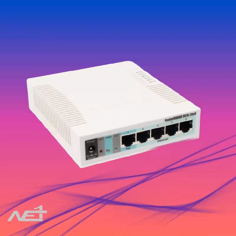 روتر 5 پورت گیگابیت میکروتیک مدل RB951G-2HnD