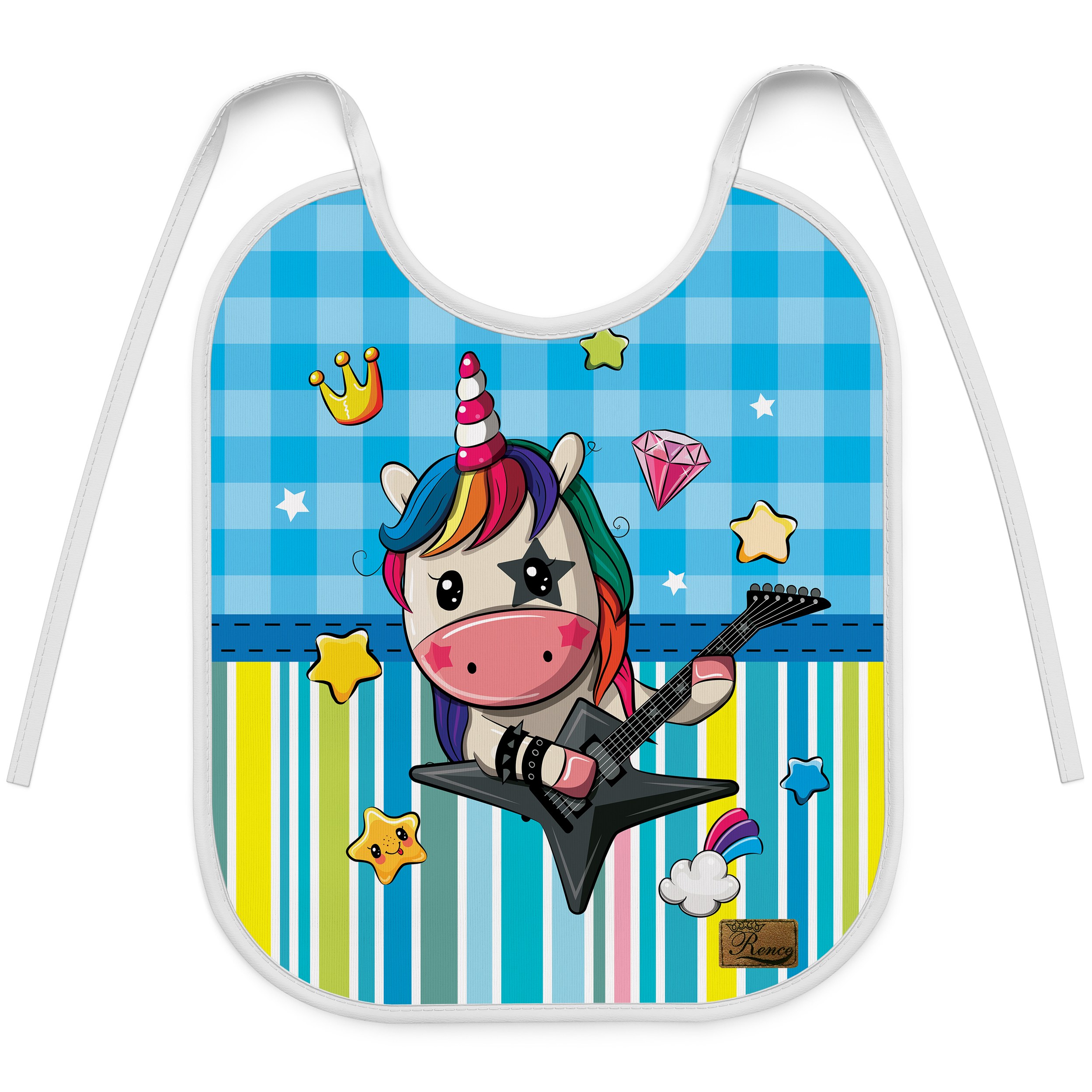  پیشبند نوزادی سه لایه ضد آب سایز 25 در 30 مدل A21-618 شرکت رنس