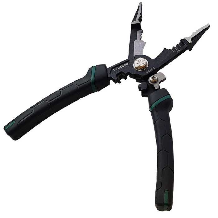 دم باریک چند کاره و حرفه ای توسن TUOSEN دارای سیم چین و سیم لخت کن (برند خارجی) 