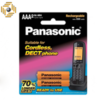باتری نیم قلم شارژی پاناسونیک AAA تلفن بی سیم مدل BK-4LDAW/2BT