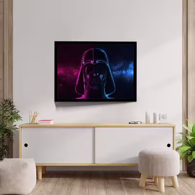 تابلو مدل d h vader typography 