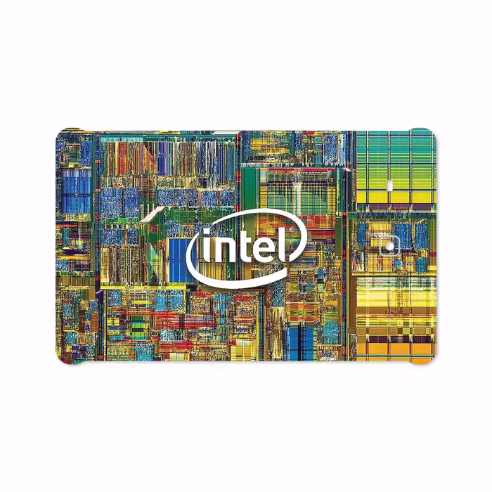 برچسب پوششی ماهوت مدل Intel Brand مناسب برای تبلت سامسونگ Galaxy Tab E 9.6 2015 T560