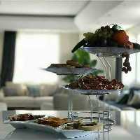 اردوخوری سه طبقه نقره ایی باارسال رایگان عبدی