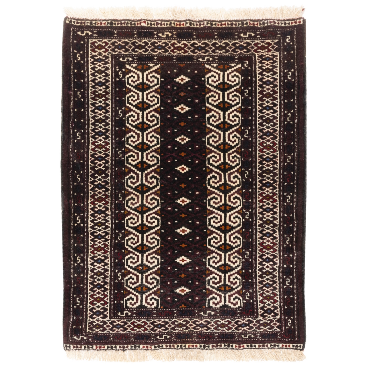 فرش دستباف قدیمی یک متری سی پرشیا کد 171824