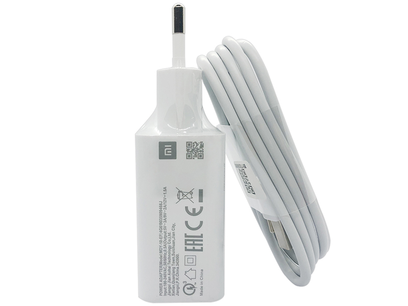 شارژر دیواری فست شارژ 18 وات اورجینال شیائومی مدل MDY-18W