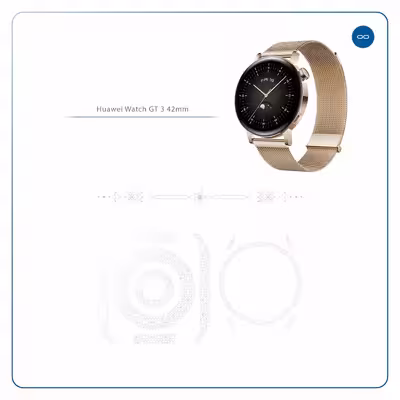 برچسب ماهوت طرح Gloss-Transparent مناسب برای ساعت هوشمند هوآوی Watch GT 3 42mm