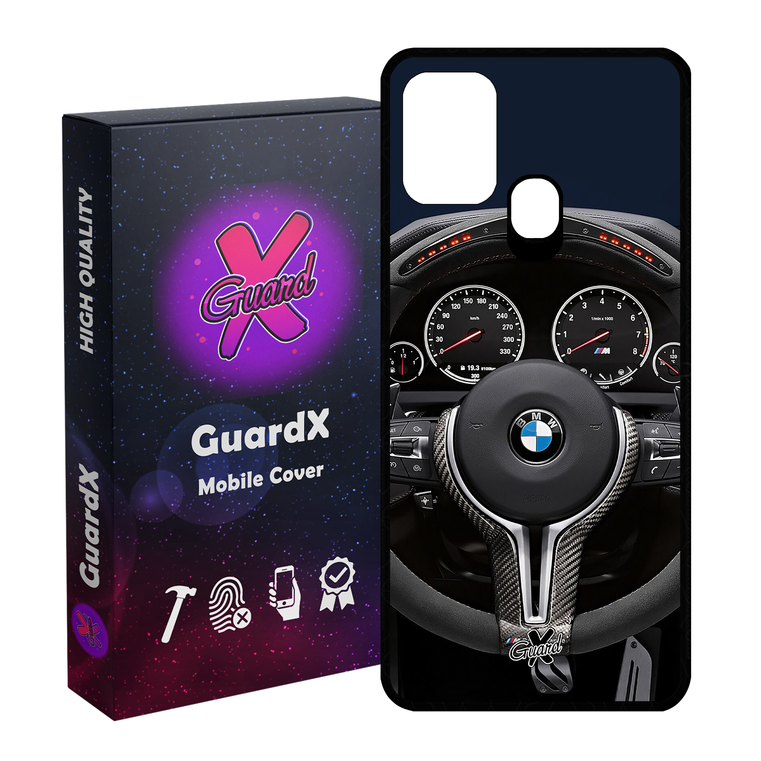 کاور گارد ایکس طرح BMW مدل Glass10345 مناسب برای گوشی موبایل سامسونگ Galaxy M31 / M31 Prime / F41