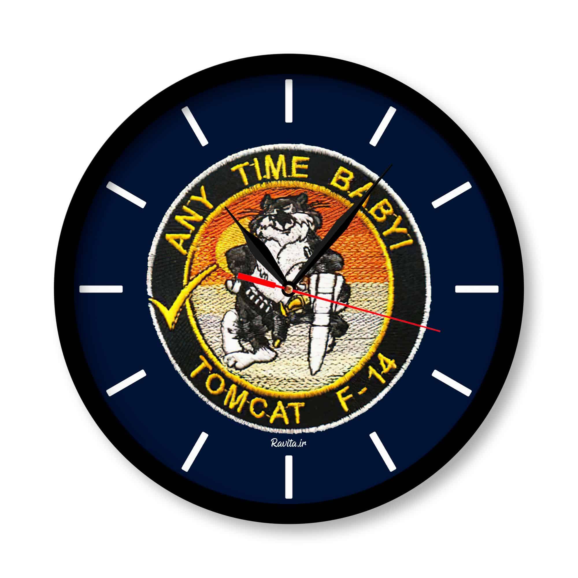 ساعت‌ دیواری راویتا طرح F-14 کد 3334