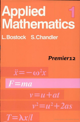 خرید و دانلود نسخه کامل کتاب Applied Mathematics: v. 1