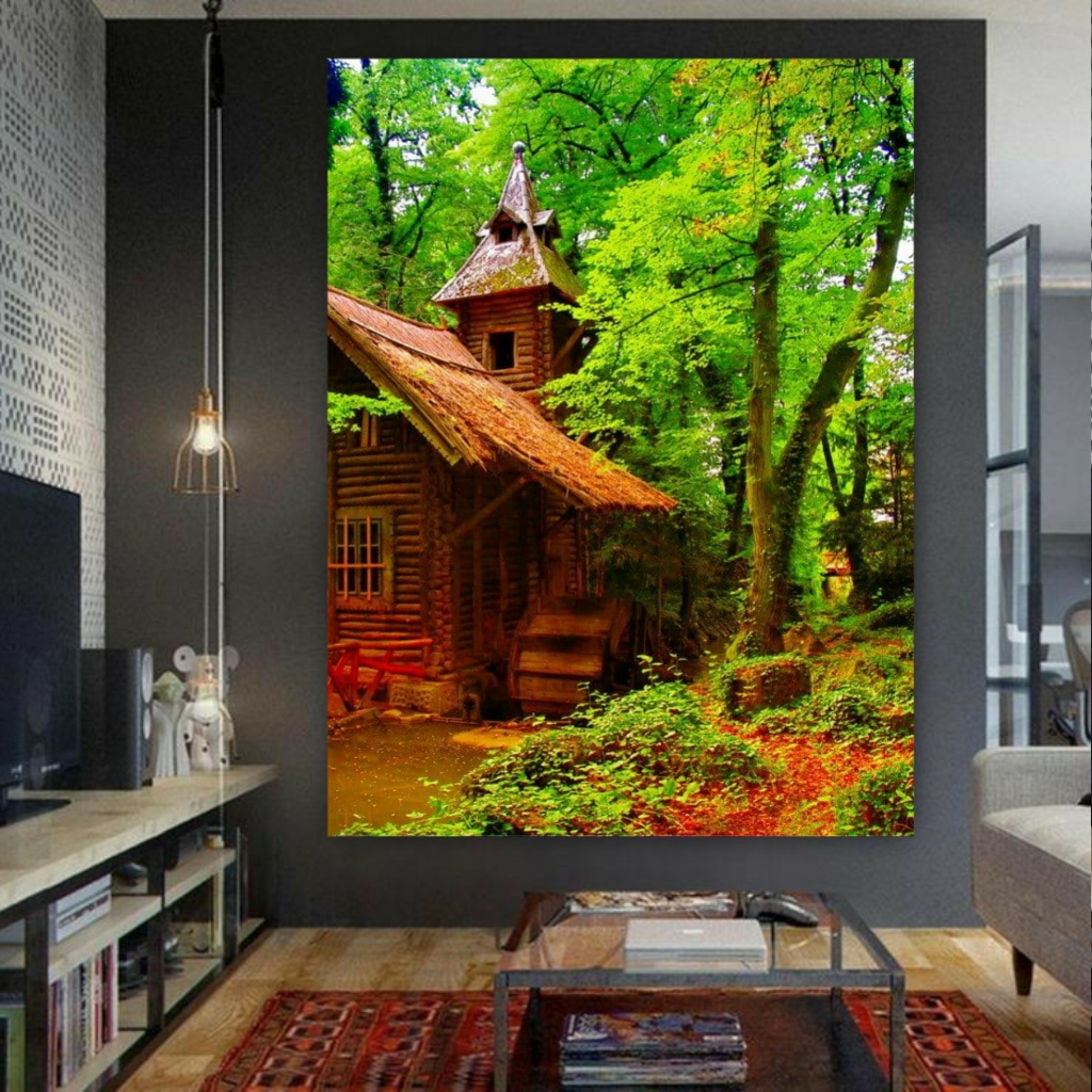 تابلو شاسی طرح طبیعت مدل SDT4128