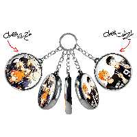 جاکلیدی خندالو طرح انیمه آبشار سرنوشت هایکیو کاگیاما مدل دوطرفه کد 1008910086