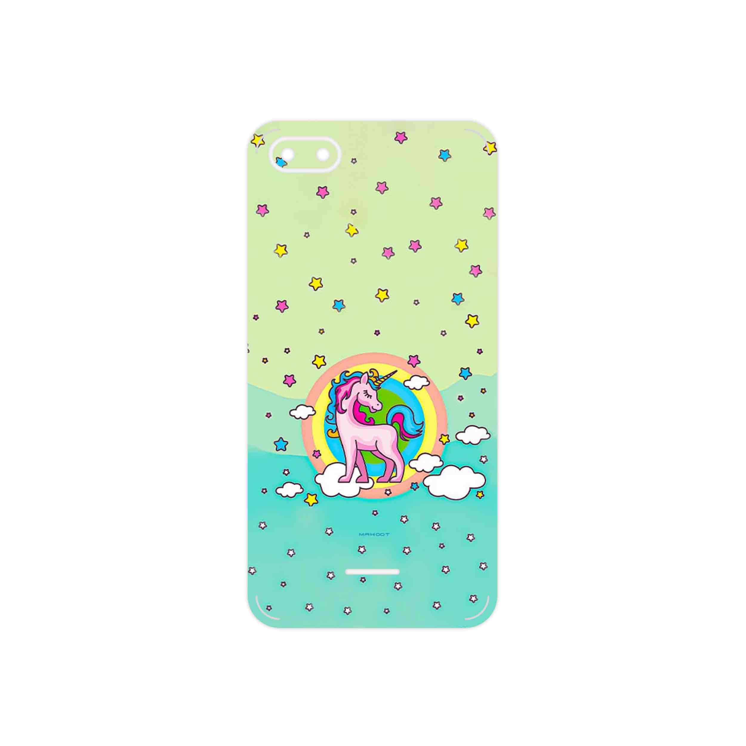 برچسب پوششی ماهوت مدل Rainbow unicorn adventure مناسب برای گوشی موبایل شیائومی Redmi 6A