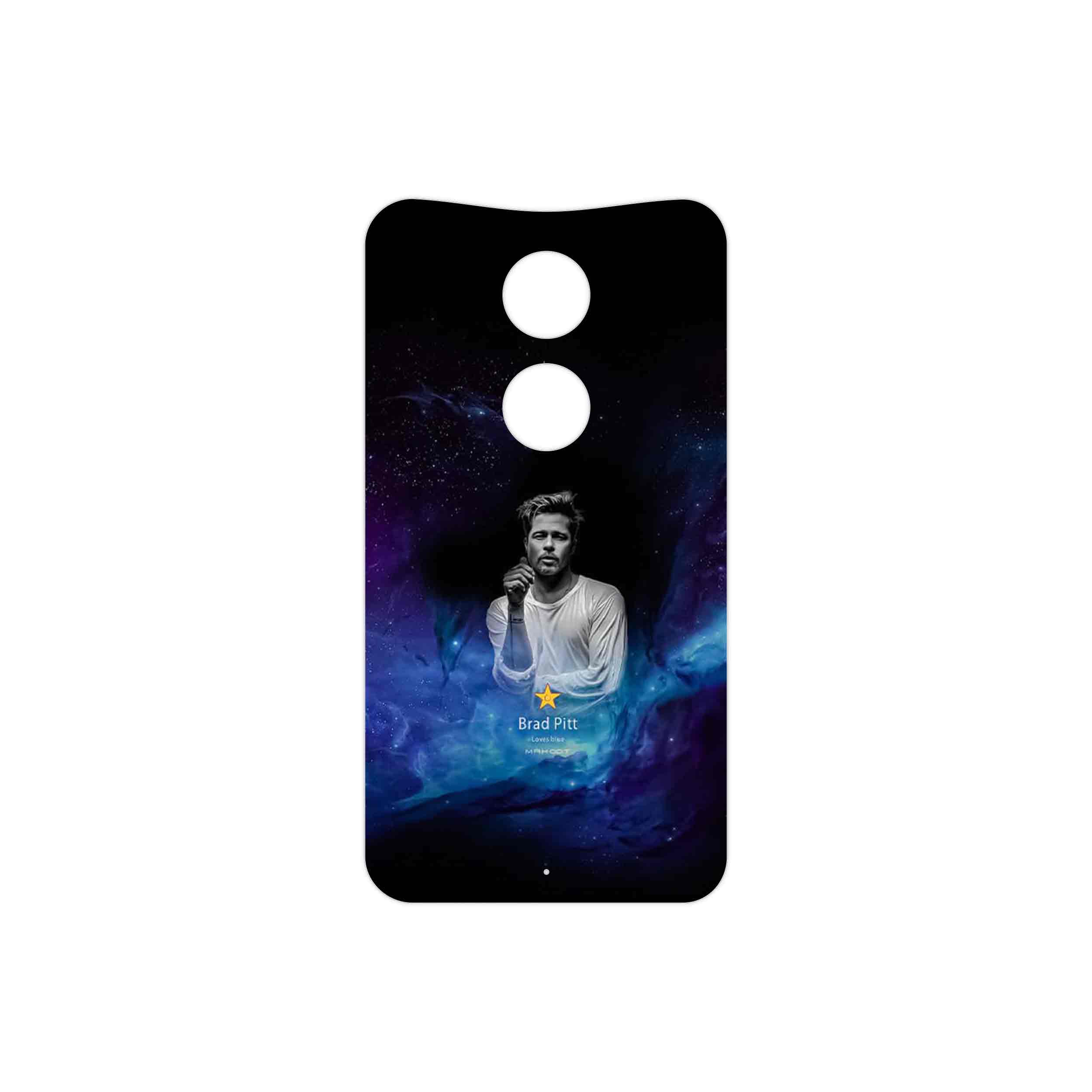 برچسب پوششی ماهوت مدل Brad Pitt مناسب برای گوشی موبایل موتورولا Moto X 2014