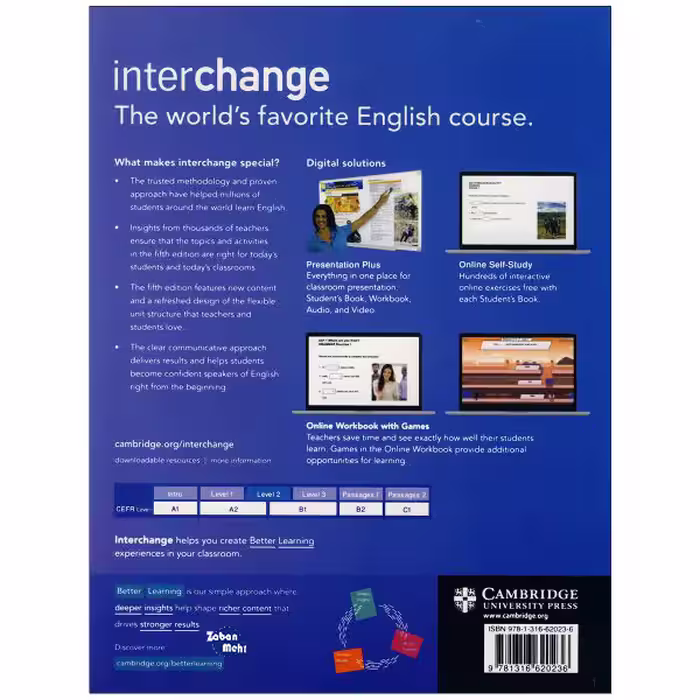 کتاب interchange 2 اثر jack c.richards انتشارات زبان مهر