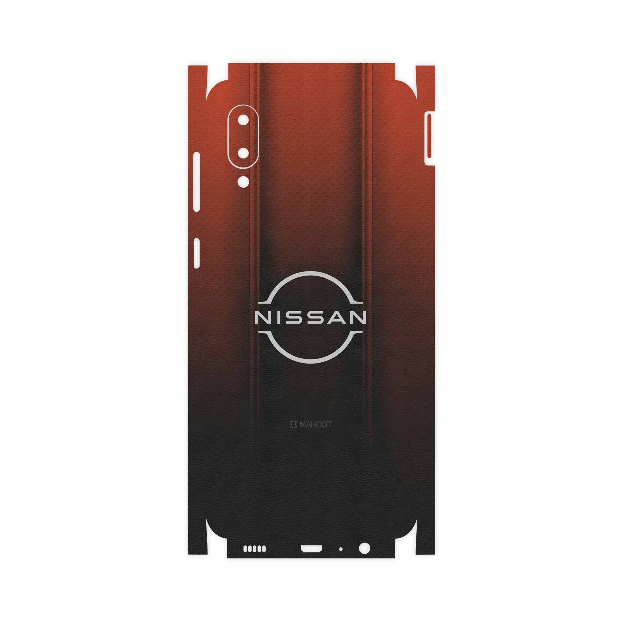 برچسب پوششی ماهوت مدل Nissan-Logo-FullSkin مناسب برای گوشی موبایل سامسونگ Galaxy M02