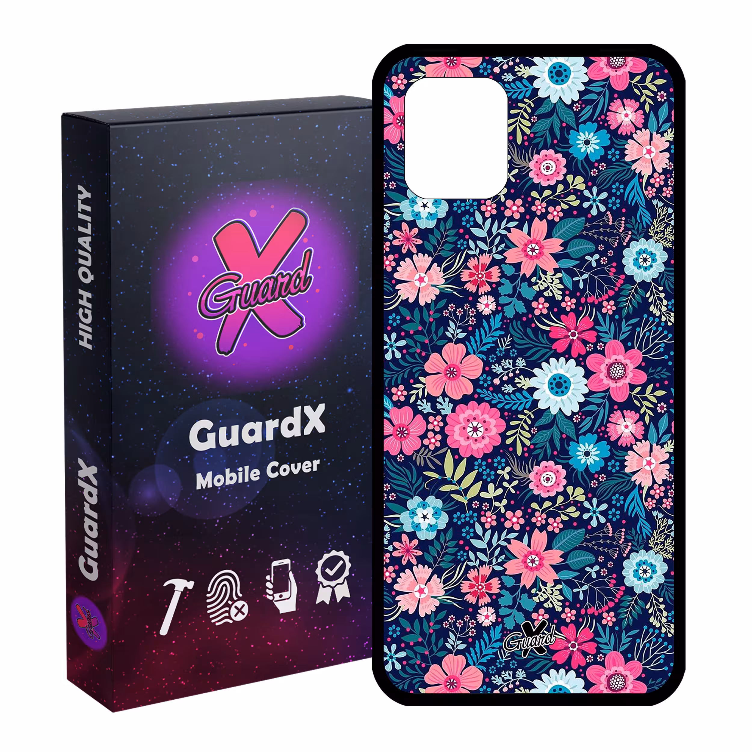 کاور گارد ایکس طرح Flower مدل Glass10210 مناسب برای گوشی موبایل سامسونگ Galaxy Note 10 Lite