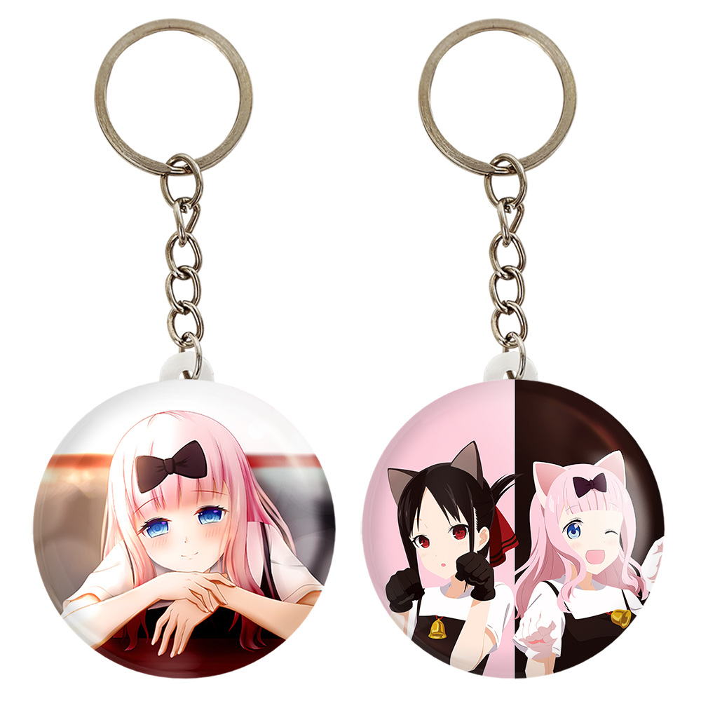 جاکلیدی خندالو مدل کاگویا و چیکا فوجیوارا انیمه کاگویا ساما کد 1598915991 مجموعه 2 عددی