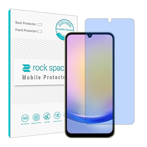 گلس سامسونگ A25 مدل نانو هیدروژل آنتی بلو برند راک اسپیس کد S