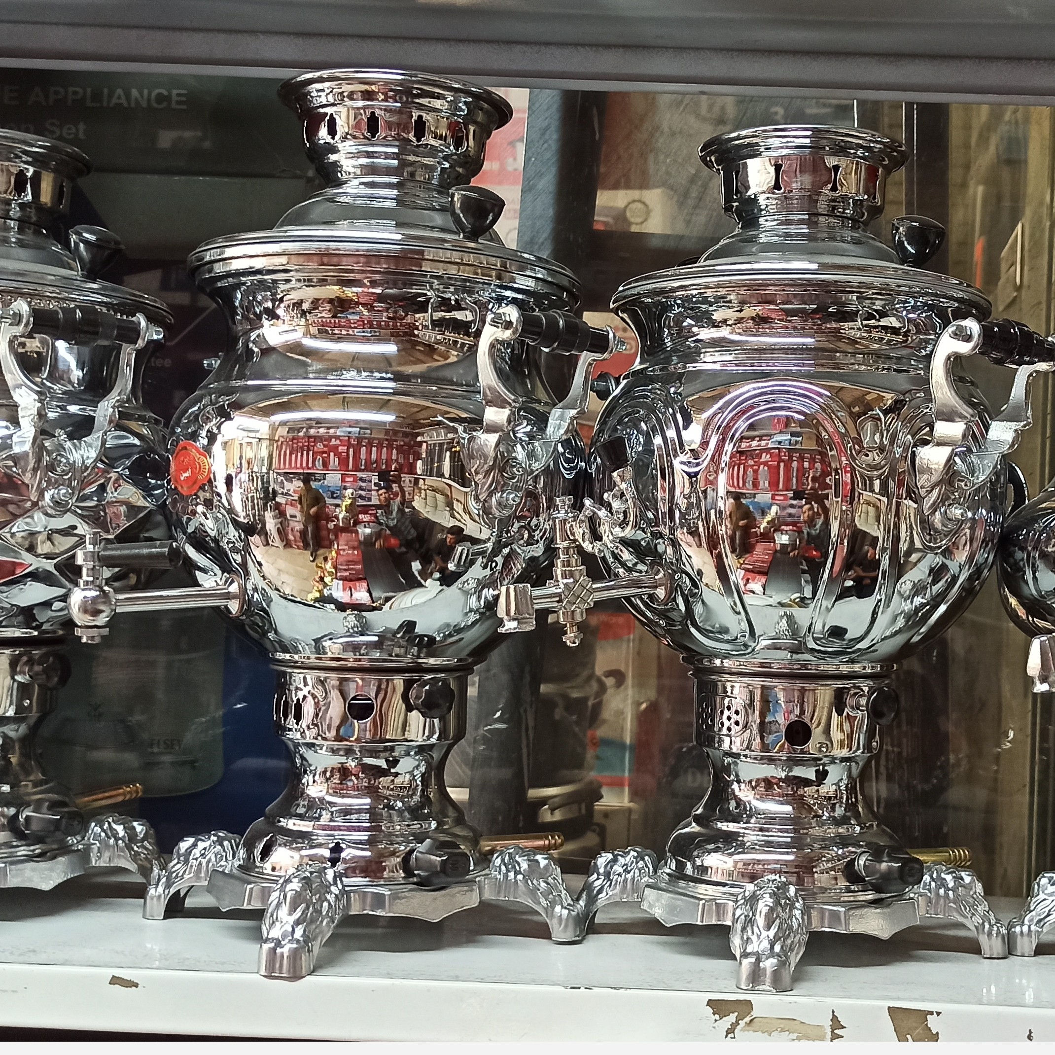 سماورگازی سماور 6لیتر جنس خوب ضخیم براق قیمت پخش بدون واسطه در مشهد زیرقیمت استعلام بگیرین