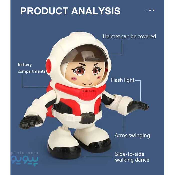 ربات رقاص طرح فضانورد مدل SPACE EXPLORING