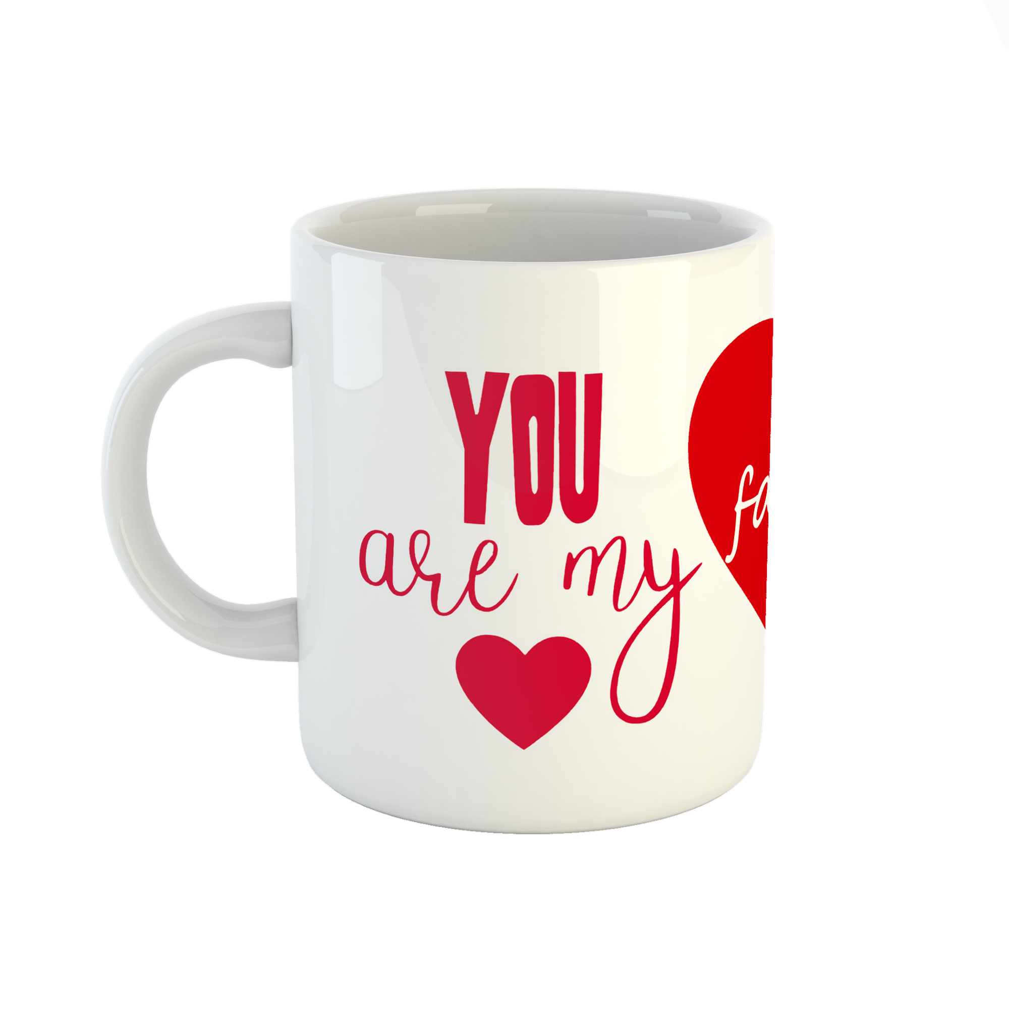 ماگ طرح اسم فرزاد مدل قلب کد 295