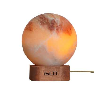 آباژور سنگ نمک ایبلو مدل رومیزی طرح ماه