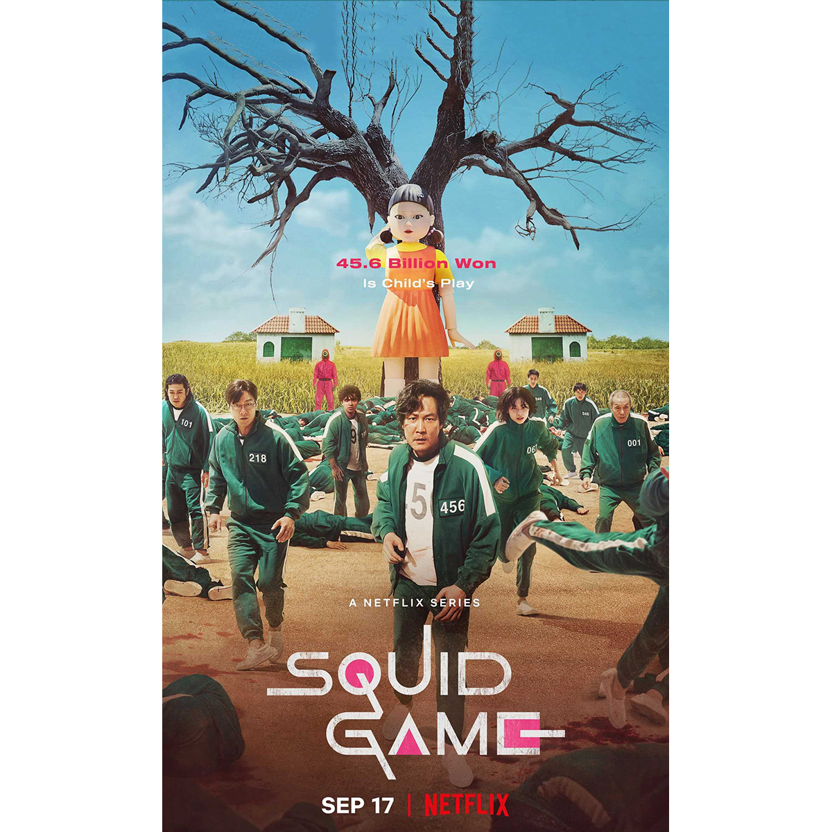 تابلو شاسی طرح اسکوییدگیم-Squid Game کد 28CH