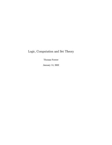 خرید و دانلود نسخه کامل کتاب Logic,Computation and Set Theory