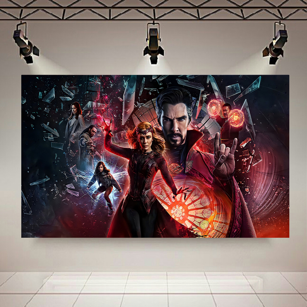 تابلو بوم طرح فیلم مدل دکتر استرنج در چندگانگی دیوانگی کد AR2656