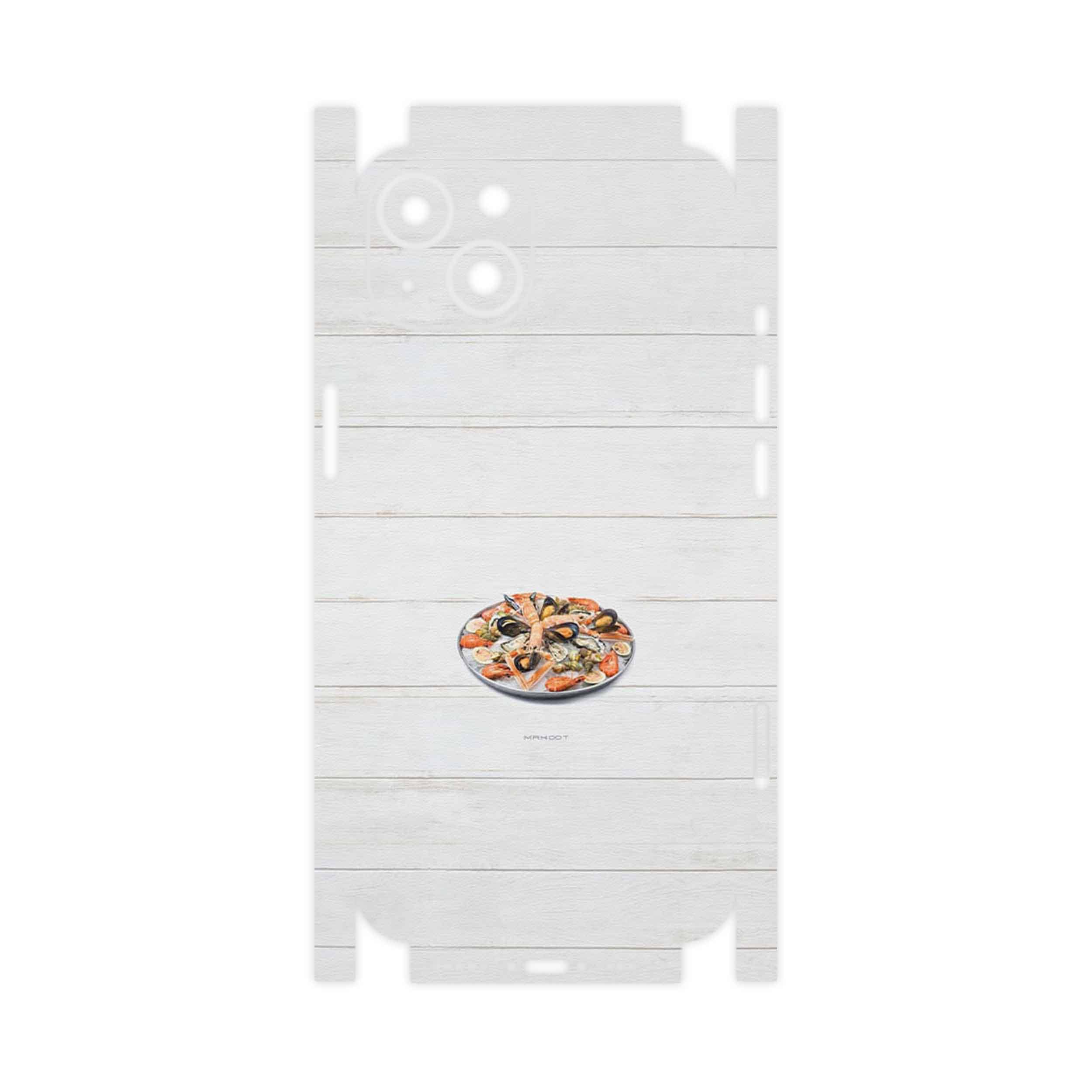 برچسب پوششی ماهوت مدل Seafood-FullSkin مناسب برای گوشی موبایل اپل iPhone 13