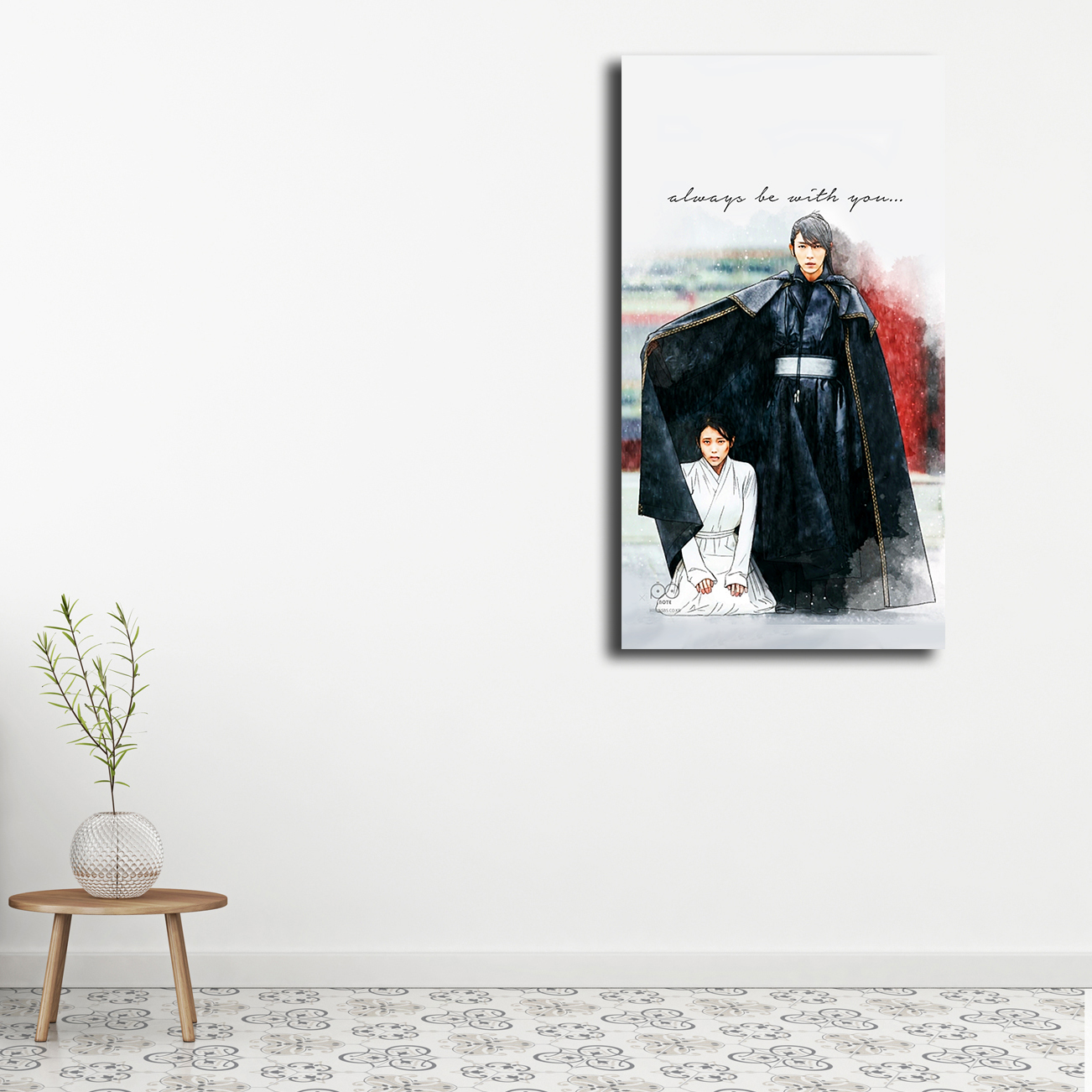 تابلو شاسی مدل عاشقان ماه کد 5