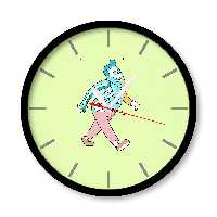 ساعت دیواری مدل روزمرگی کد 3253