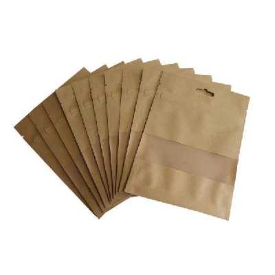 پاکت زیپ دار مدل کرافت کد 1624 بسته 50 عددی