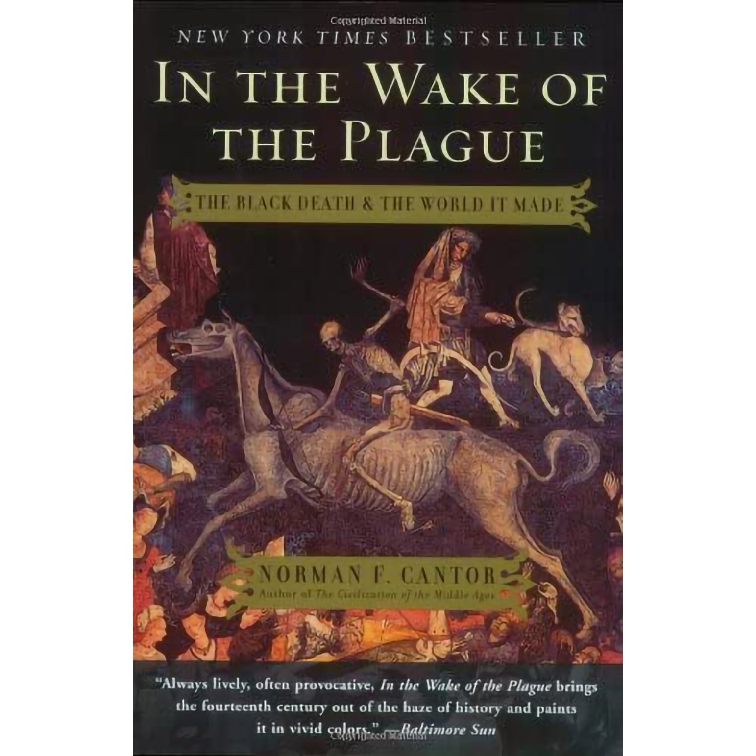 کتاب In the Wake of the Plague اثر Norman F Cantor انتشارات Harper Perennial