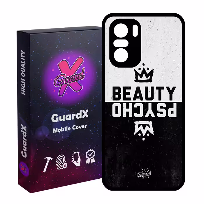 کاور گارد ایکس طرح Beauty Psycho مدل Glass10094 مناسب برای گوشی موبایل شیائومی Poco F3/MI 11X/MI 11X Pro/Redmi K40/K40 Pro