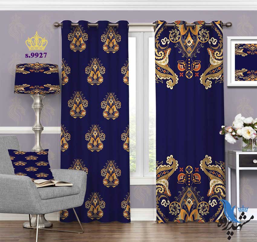 پرده پانچ اسلیمی کد S9927